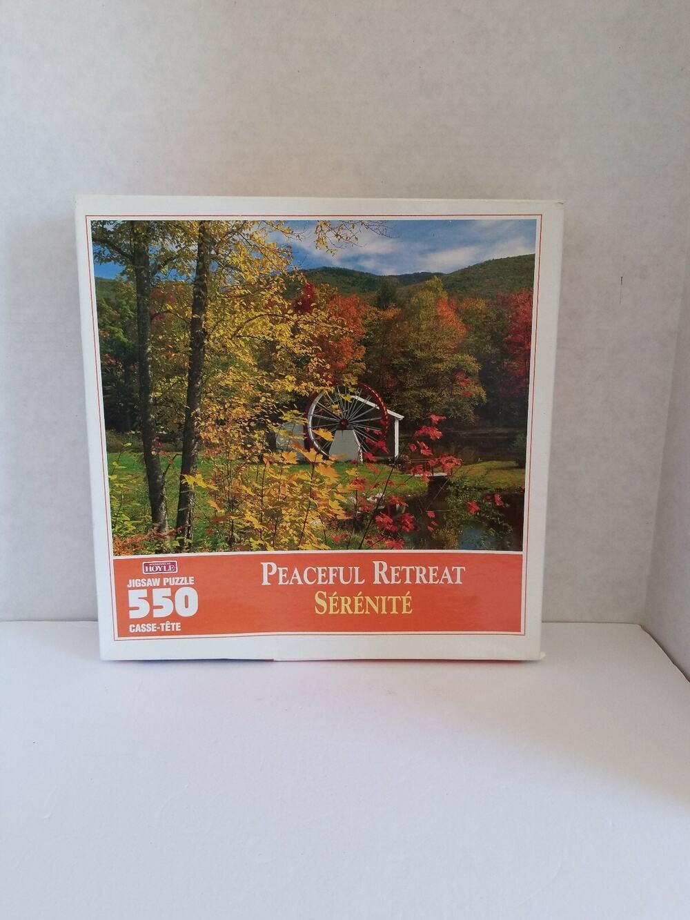Hoyle 550 Jigsaw Puzzle "PEACEFUL RETREAT" 1999 New Old Stock Factory Sealed